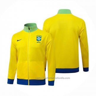 Chaqueta del Brasil 25/26 Amarillo