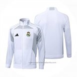 Chaqueta del Real Madrid 25/26 Blanco Gris
