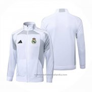 Chaqueta del Real Madrid 25/26 Blanco Gris