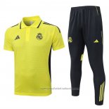 Conjunto Polo del Real Madrid 25/26 Amarillo