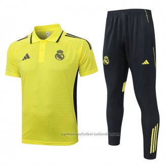 Conjunto Polo del Real Madrid 25/26 Amarillo