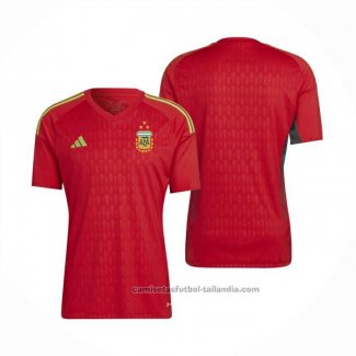 Camiseta Argentina Portero 2022 Rojo