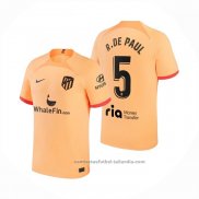 Camiseta Atletico Madrid Jugador R.De Paul 3ª 22/23