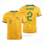 Camiseta Australia Jugador Degenek 1ª 2022