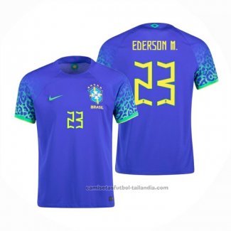 Camiseta Brasil Jugador Ederson M. 2ª 2022