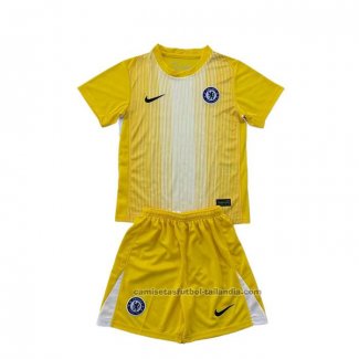 Camiseta Chelsea Portero Nino 25/26 Amarillo