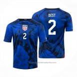 Camiseta Estados Unidos Jugador Dest 2ª 2022