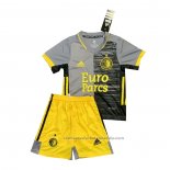 Camiseta Feyenoord 2ª Nino 21/22 Gris