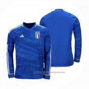 Camiseta Italia 1ª Manga Larga 23/24