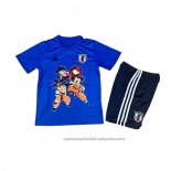 Camiseta Japon Dragon Ball Nino 25/26 Azul