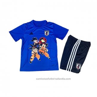 Camiseta Japon Dragon Ball Nino 25/26 Azul