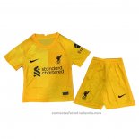 Camiseta Liverpool Portero Nino 21/22 Amarillo