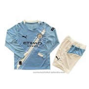 Camiseta Manchester City 1ª Manga Larga Nino 25/26