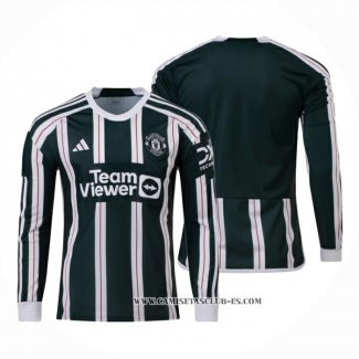 Camiseta Manchester United 2ª Manga Larga 23/24