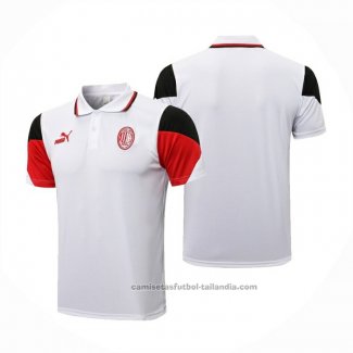 Camiseta Polo del AC Milan 21/22 Blanco