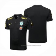 Camiseta Polo del Brasil 22/23 Negro