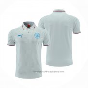 Camiseta Polo del Manchester City 22/23 Gris