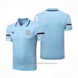Camiseta Polo del Manchester City 22/23 Azul