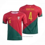 Camiseta Portugal Jugador Ruben Dias 1ª 2022