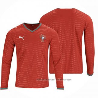 Camiseta Portugal 1ª Manga Larga 2026