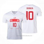 Camiseta Suiza Jugador Xhaka 2ª 2022