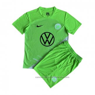 Camiseta Wolfsburg 1ª Nino 23/24