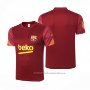 Camiseta de Entrenamiento Barcelona 20/21 Rojo
