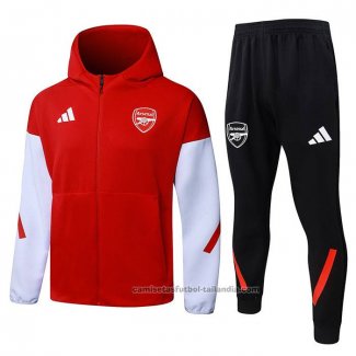 Chandal con Capucha del Arsenal 25/26 Rojo