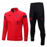 Chandal de Chaqueta del AC Milan 22/23 Rojo