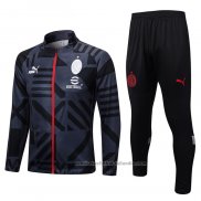 Chandal de Chaqueta del AC Milan 22/23 Gris