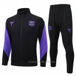Chandal de Chaqueta del Barcelona 25/26 Negro Purpura