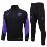 Chandal de Chaqueta del Barcelona 25/26 Negro Purpura