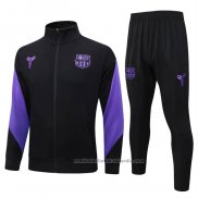 Chandal de Chaqueta del Barcelona 25/26 Negro Purpura