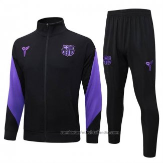 Chandal de Chaqueta del Barcelona 25/26 Negro Purpura