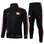 Chandal de Chaqueta del Manchester United Nino 25/26 Negro