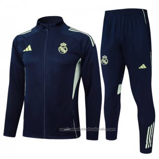 Chandal de Chaqueta del Real Madrid 25/26 Azul Oscuro