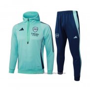 Chandal de Sudadera del Arsenal Nino 24/25 Verde