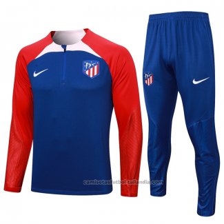 Chandal de Sudadera del Atletico Madrid 23/24 Azul