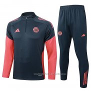 Chandal de Sudadera del Bayern Munich Nino 25/26 Gris Naranja