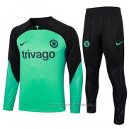 Chandal de Sudadera del Chelsea Nino 23/24 Verde