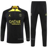 Chandal de Sudadera del Paris Saint-Germain Jordan 22/23 Negro