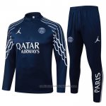 Chandal de Sudadera del Paris Saint-Germain Nino 25/26 Azul