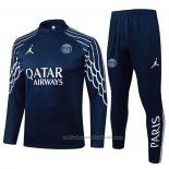 Chandal de Sudadera del Paris Saint-Germain Nino 25/26 Azul