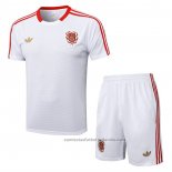 Chandal del Bayern Munich 125 Aniversario Manga Corta 25/26 Blanco - Pantalon Corto