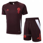 Chandal del Bayern Munich Manga Corta 24/25 Rojo - Pantalon Corto
