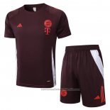 Chandal del Bayern Munich Manga Corta 24/25 Rojo - Pantalon Corto