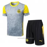 Chandal del Borussia Dortmund Manga Corta 25/26 Gris - Pantalon Corto