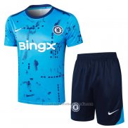 Chandal del Chelsea Manga Corta 24/25 Azul - Pantalon Corto