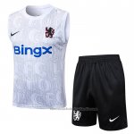 Chandal del Chelsea Sin Mangas 25/26 Blanco Gris