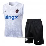 Chandal del Chelsea Sin Mangas 25/26 Blanco Gris